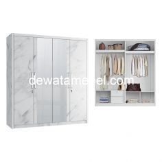 Wardrobe 4 Doors - Siantano LP Marble 4D SW / Marble